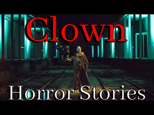 4 True Scary Clown Horror Stories (With Rain Sounds)