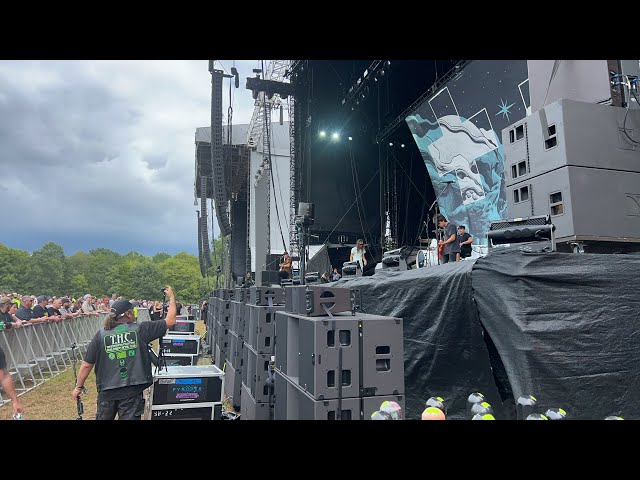 Red jumpsuit LIVE Blue Ridge Rock Festival 2022