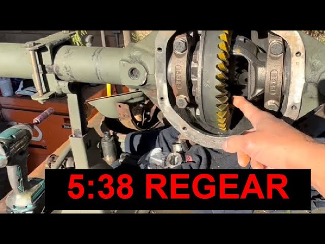 Willys Jeep axle rebuild 5:38 regear. Dana 44      CJ2A/ CJ5/ M38/ MB/ GPW