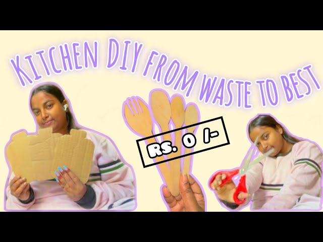 Kitchen DIY from waste cardboard 😱// part 1 // #explore #diy