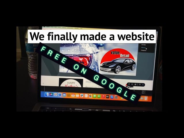 We finally made a website for free on google