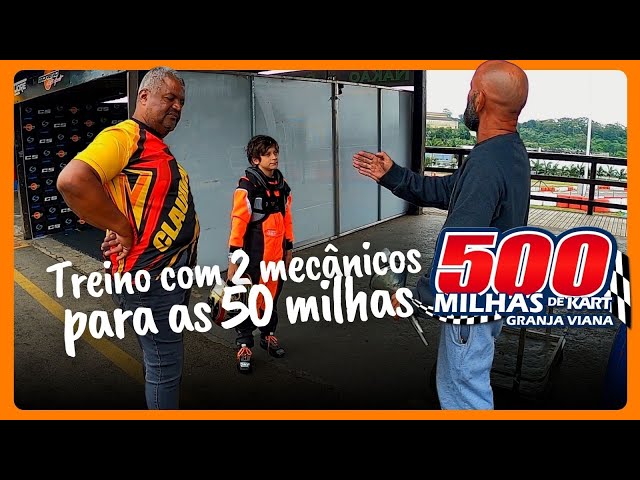 Treino 50 Milhas Cadete das 500 Milhas de Kart da Granja Viana 2023 com Davi Leite na Galli Race