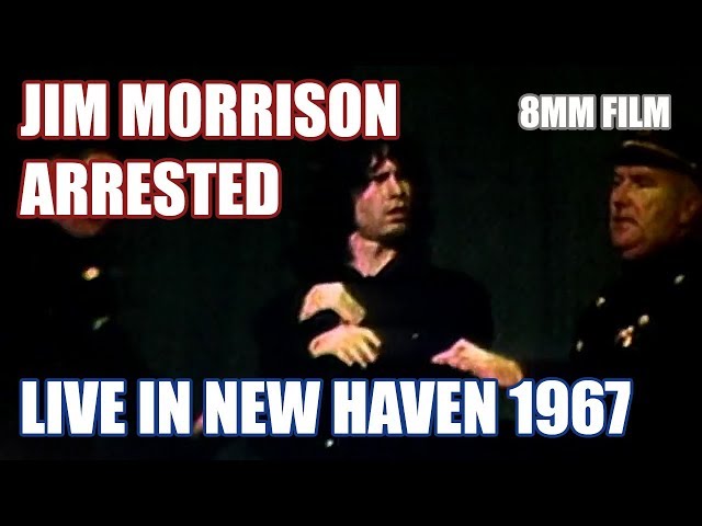 Jim Morrison Arrested On Stage In New Haven 1967 [8mm Color Film]