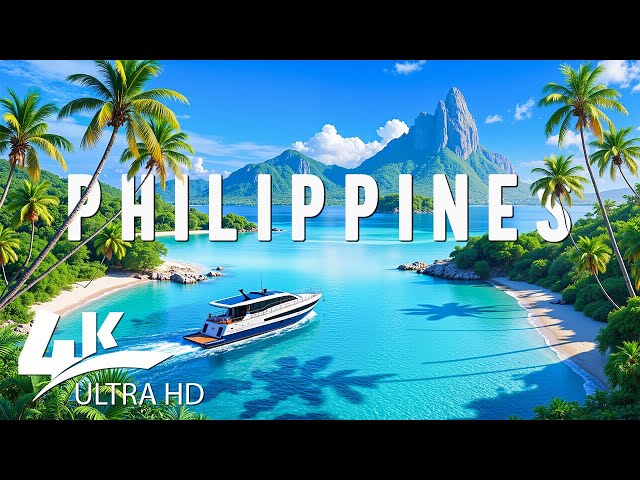 PHILIPPINES 4K - Relaxing Music With Beautiful Nature Videos - 4K Video UltraHD