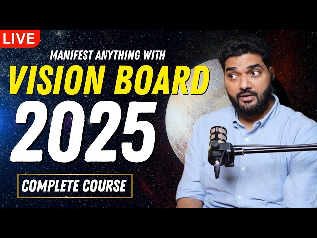 Manifest Anything in 2025: LIVE Vision Board & Goal-Setting Workshop