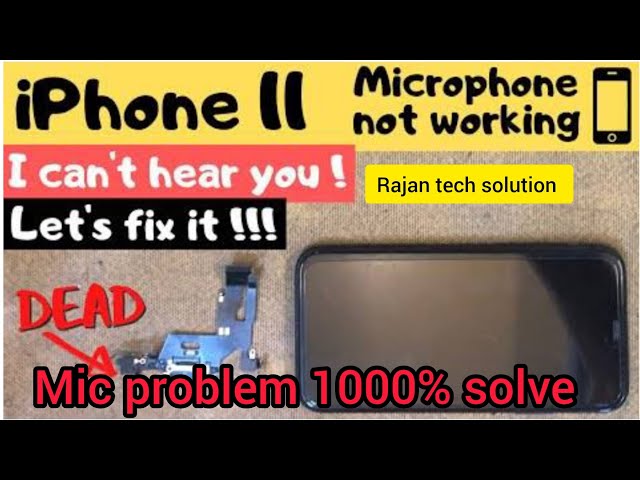 iPhone 11 mic problem 100% solution #iphone11 II iPhone 11 charging board replacement