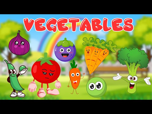 Fruits and Vegetables Names | Learn Fruits and Vegetables English Vocabulary| Bright Minds Club