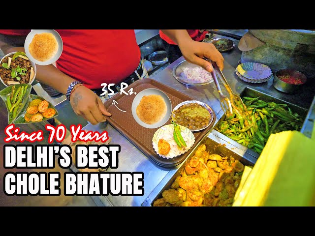 Sita Ram Diwan Chand | Delhi's Best Chole Bhature Since 1950 | Delhi Street Food in Paharganj!