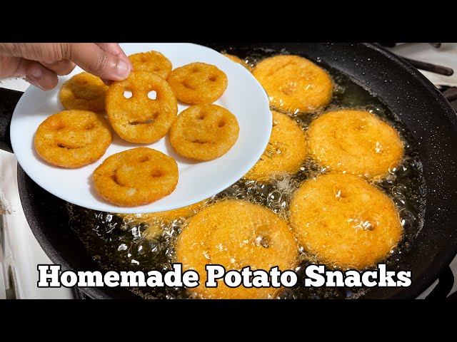 Potato Smiley | evening snacks recipe | Mccain smiles recipe | potato snacks recipe | aloo snacks