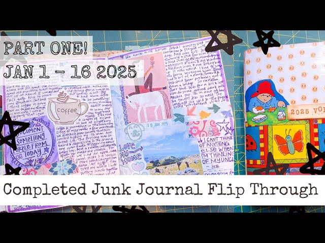 Completed Junk Journal Flip Through - Part 1