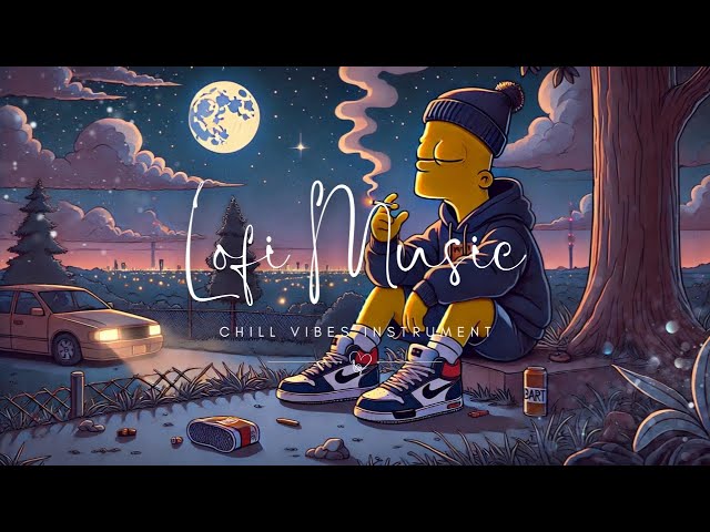 Moonlit Chill Vibes 🌙 | Lofi Beats to Relax, Study, and Sleep 🎧