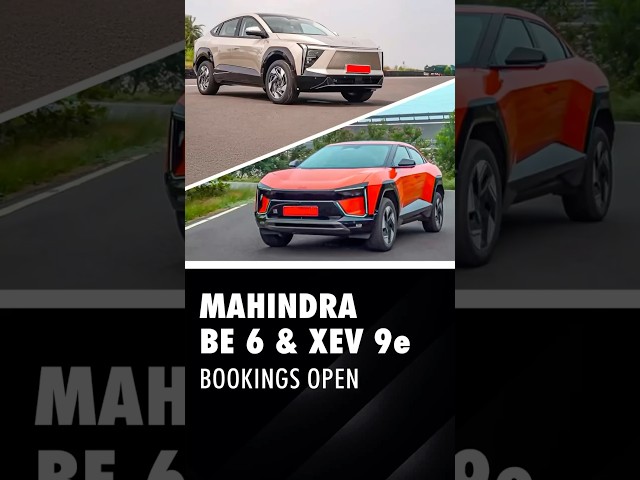 Mahindra BE 6 & XEV 9e bookings open | Branded Content #shorts