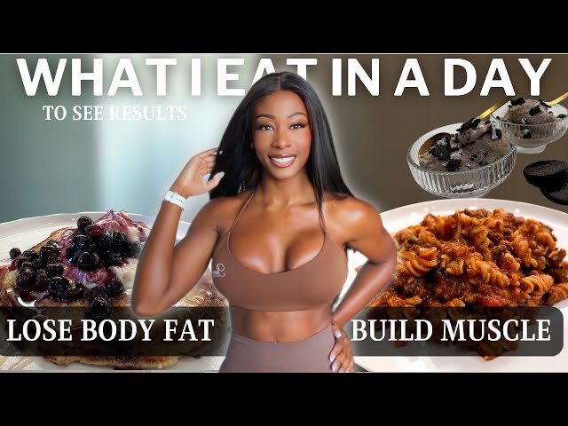 What I  EAT IN A DAY on my fitness journey for WEIGHT LOSS & BUILDING MUSCLE | high protein meals