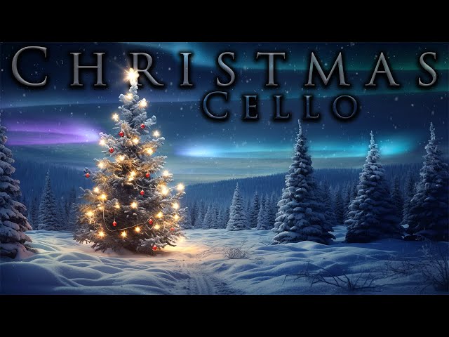 Beautiful Christmas Music 🎄 Heavenly Northern Lights Christmas 🎄 Cello & Piano