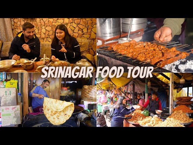 Best SRINAGAR Food Tour | Street Food, Wazwan, Bakery, Kashmiri Tujj, Walnut Fudge & More