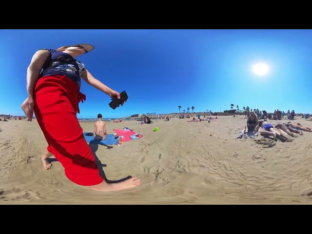 Beach Las Arenas | Video VR360 | Discover the Best Beaches | 14 June 2024 |5.7K