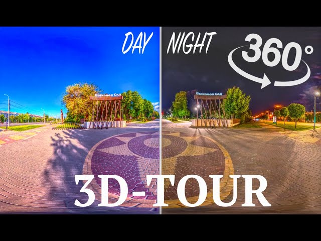 🌳Day&Night Park Virtual Reality Experience [Video 360] | #vr #360 #park