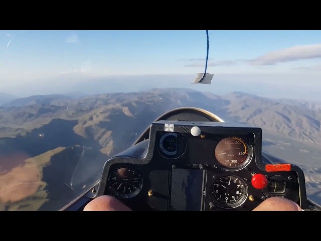 Volando planeador en la cordillera de los Andes, Argentina  INCREIBLE