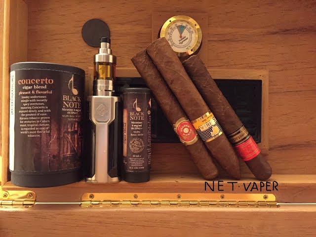 Black Note-Concerto-Cuban Cigar NET e-liquid review.