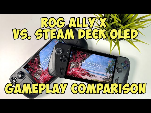 ROG Ally X vs. Steam Deck OLED // Gameplay Comparison