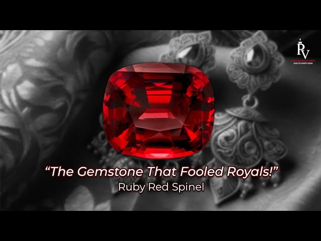 Ruby-Colored Spinel @PruthuvirajaGems