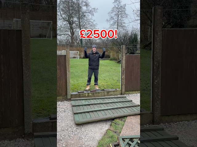 What do you think of the price? #landscaping #diy #fence #fencing #gardenproject