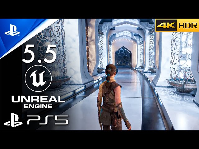 NEW Unreal Engine 5.5 AMAZING GRAPHICS Tech Demo ON PS5 | Mega lights, Pax Dei [4K 60FPS HDR]