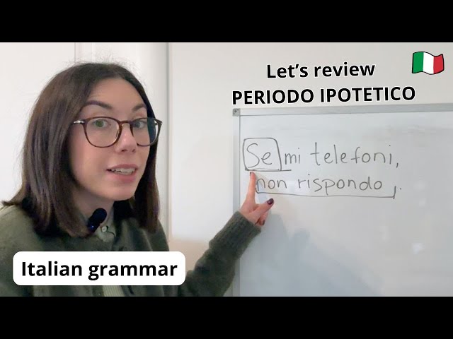 How to use Periodo Ipotetico in Italian (Subtitles)