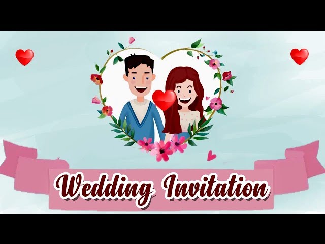 Whatsapp Wedding Invitation Latest 2020 | Wedding Invitation | Whatsapp Invitation #1