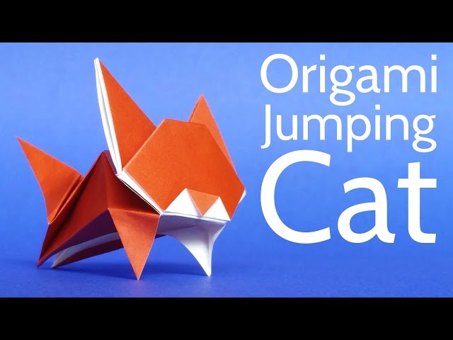 How to Make a Cute Origami Cat 🐱 Tutorial (Stéphane Gigandet)