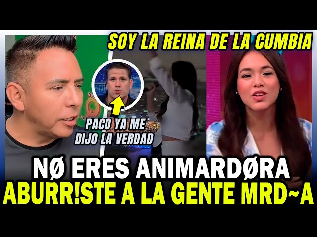 EDWIN SIERRA LE DICE a JAZMIN PINEDO que NO ES ANIMADORA y explica porque PACO BAZAN BOTÓ HILO ROJO