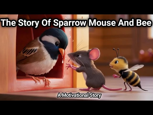 A Sparrow Mouse And Bee,Moral Story For Kids, Story In English,English Story For Kids,Kidsland