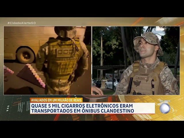 APREENSÃO DE QUASE 5 MIL CIGARROS ELETRÔNICOS CONTRABANDEADOS DO PARAGUAI