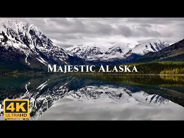 Majestic Alaska: Capture the Beauty with Landscape Photography | TV Art Screensaver in 4K with Music