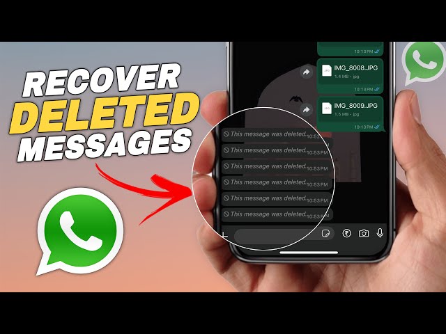 How To Recover Deleted Whatsapp Messages🔥 | 101% Working Trick