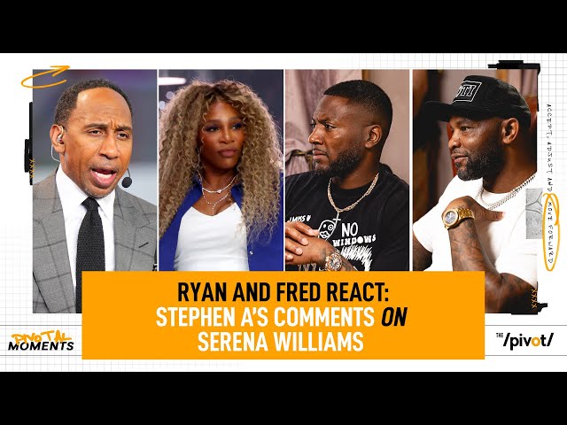 Ryan Clark & Fred Taylor react to Stephen A calling out Serena Williams on halftime show |The Pivot