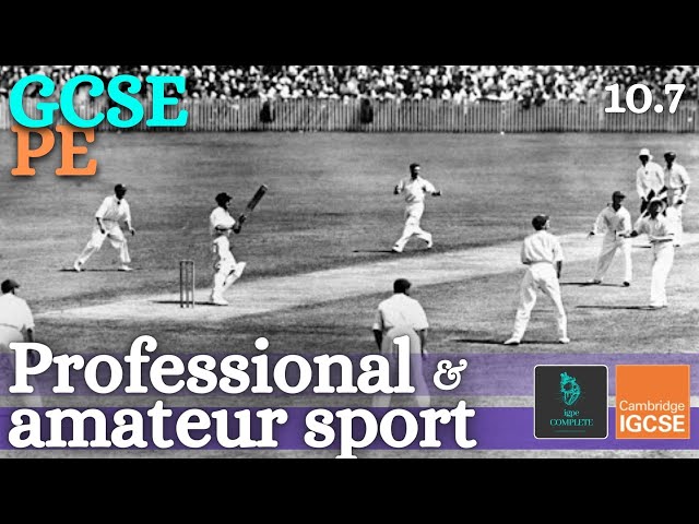 GCSE PE - SPORTSMANSHIP & GAMESMANSHIP (Professional & Amateur Performers - 10.7)