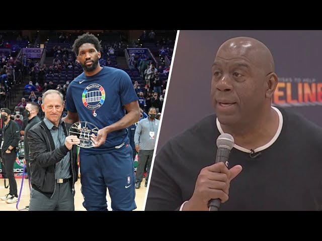 Magic Johnson visits Philadelphia to talk health, Sixers & Joel Embiid