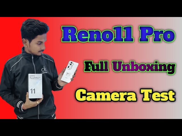 Oppo Reno11 pro 5g || Paul White || 12+256 || Full Unboxing 🔥 || Camera test📸