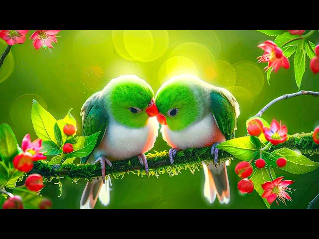 Forest Bird Sounds 4K ~ Beautiful Birdsong for Stress Relief 🍃 Heal Mind, Relax and Please the Soul