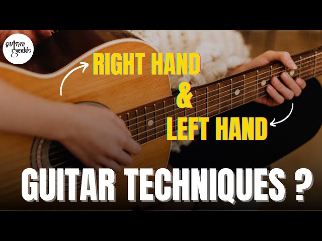 Correct Left Hand and Right Hand Technique for Beginner Guitar Players