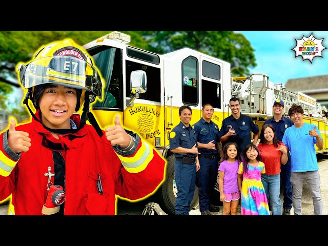 Ryan Joins Hawaii Firefighters at Fire Station 7 Waikīkī!