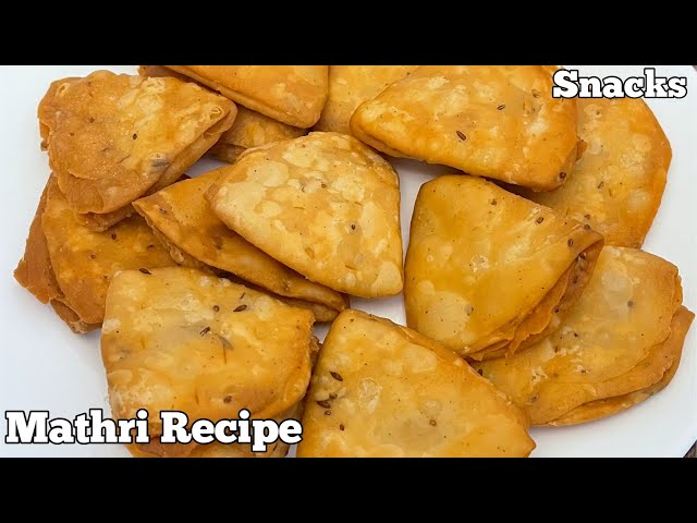 Mathri recipe | Diwali special snacks recipe | namkeen | nimki | Khasta recipe | Plain mathri recipe