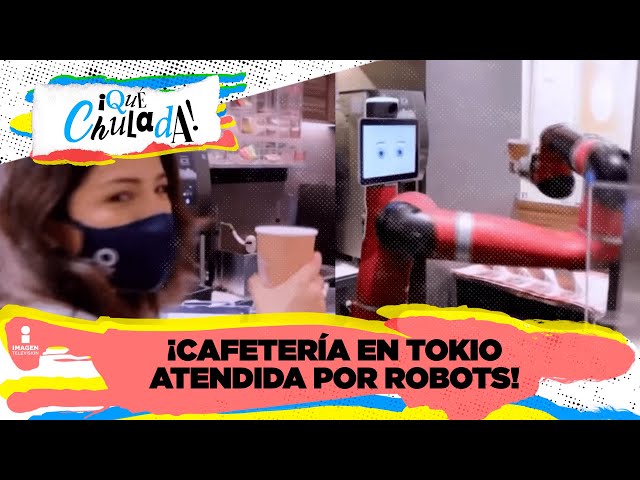 ¡Ruthi San nos lleva a una cafetería en Tokio atendida por robots! | Qué Chulada