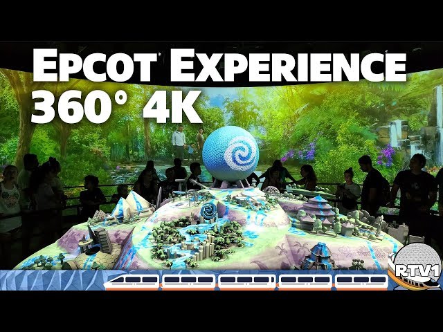 360 4K - Epcot Experience Full Show at the Epcot Preview Center - Walt Disney World