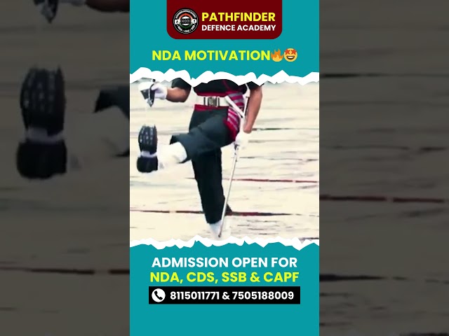 PFDA Motivation ##nda #cds #CAPF #SSB #afcat #bestdefenceacademy #bestndacoaching #pathfinderacademy