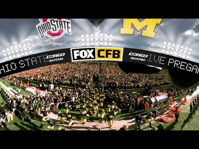 C360 SkyCam NCAAF Ohio State v Michigan 11/25/17 1:2