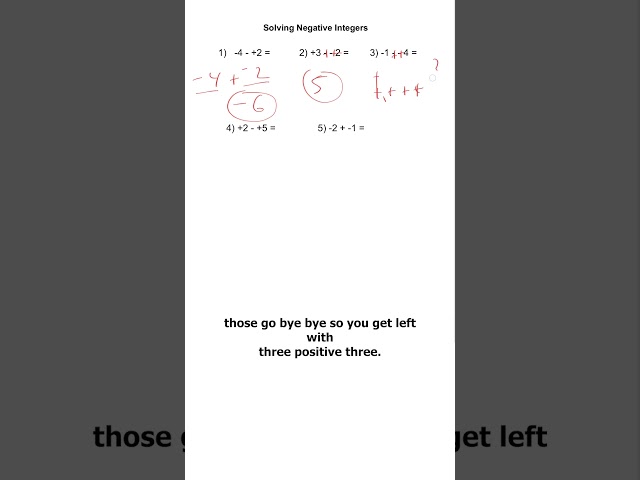 Simple Math Tricks That Make Negative Numbers Easy!