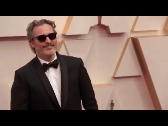 Joaquin Phoenix - Red carpet oscras 2020 / stage speech joker