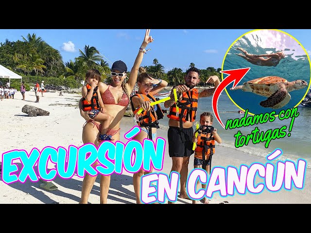 VAMOS DE EXCURSIÓN EN FAMILIA + NADAMOS CON TORTUGAS GIGANTES | Familia Amiguindy